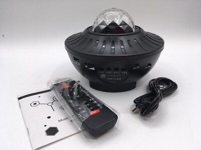 Starry Sky Projector Light USB Galaxy Star Night Lamp LED w Ocean Wave Remote Nw