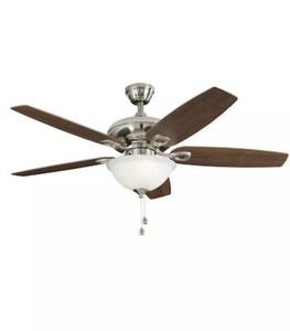 Harbor Breeze Coastal Creek 52 In Brushed Nickel Led Indoor