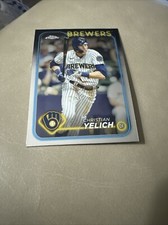 2024 Topps Chrome Base #253 Christian Yelich - Milwaukee Brewers