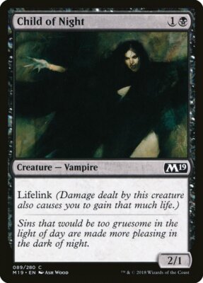 Magic MTG TCG Core Set 2019 Child of Night 89/280