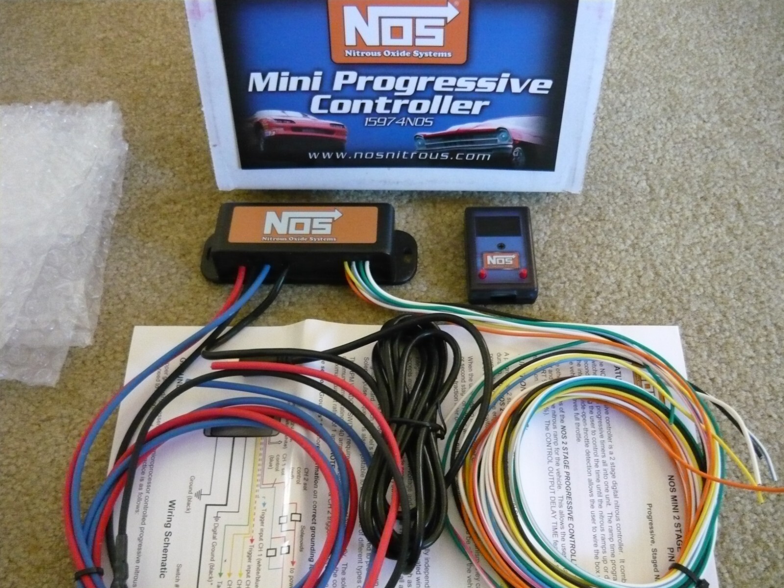 15974NOS Nitrous Oxide Systems Mini 2Stage Progressive Nitrous