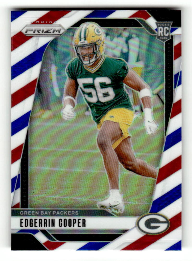 2024 Panini Prizm Red White Blue Prizm #331 Edgerrin Cooper RC Rookie Packers
