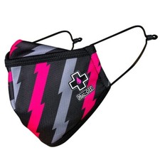 MUC-OFF NON-MEDICAL FABRIC REUSABLE  WASHABLE BOLT PRINT MASK LARGE