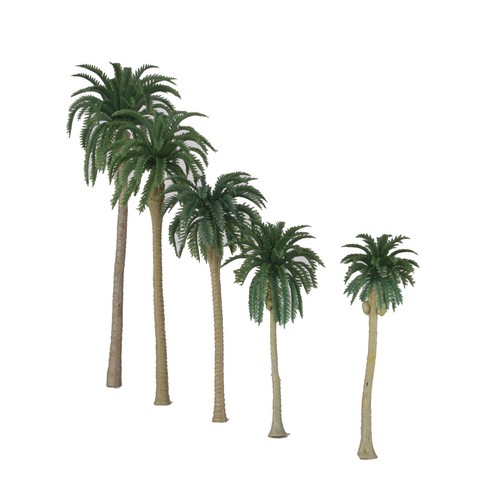 20pcs/Set Palm Tree Scenery Model Tree 1/150 Train Railway Dollhouse 1/150 Scale - Picture 8 of 8