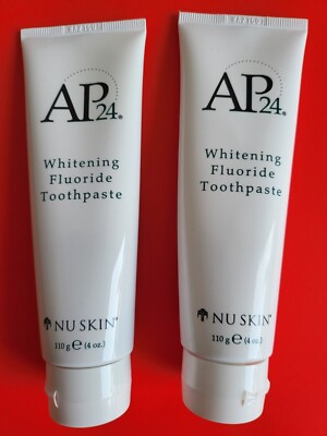 2-pack NuSkin Nu Skin AP-24 Whitening Fluoride Toothpaste 4oz, Sealed & New.