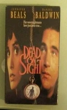 jennifer beals DEAD ON SIGHT daniel baldwin VHS VIDEOTAPE NEW corner dings