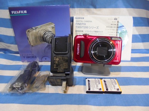 Fujifilm FinePix T300 RED metallic,14MP,10x,f/3.4,3in  from Japan Fujifilm USED - Picture 6 of 23