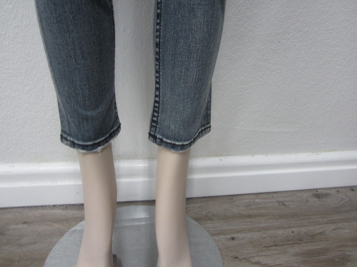 Jean Skinny Cheville Miss Me Brodé Signature - Taille W29/L27 - Neuf Avec étiquette - Couleur Bleu