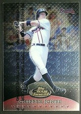 1999 Topps Finest Team Finest Red 266/500 Chipper Jones #TF17 Atlanta Braves 💎