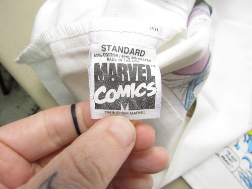 Vintage Hard to Find X-Force Comic Book Pillowcase Marvel 1994 Standard Size - Picture 5 of 5