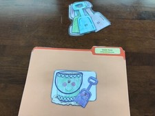 Sandy Surf Add Subtract 1st grade math file folder game teacher