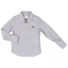 CAMICIA GRIGIA MANICHE LUNGHE (TAGLIA: 5A) "ARMANI JUNIOR" 6Y4C07 (-50%)