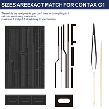 Pre-Cut Light Seal Foam Sponge 3 Kits For Contax G1 W/ Film Check Window Foam