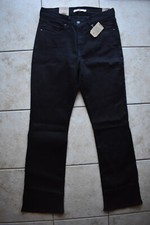 New Womens Levi's Classic Bootcut Black Jeans Pants 10 W30 L32 Stretch Free Ship