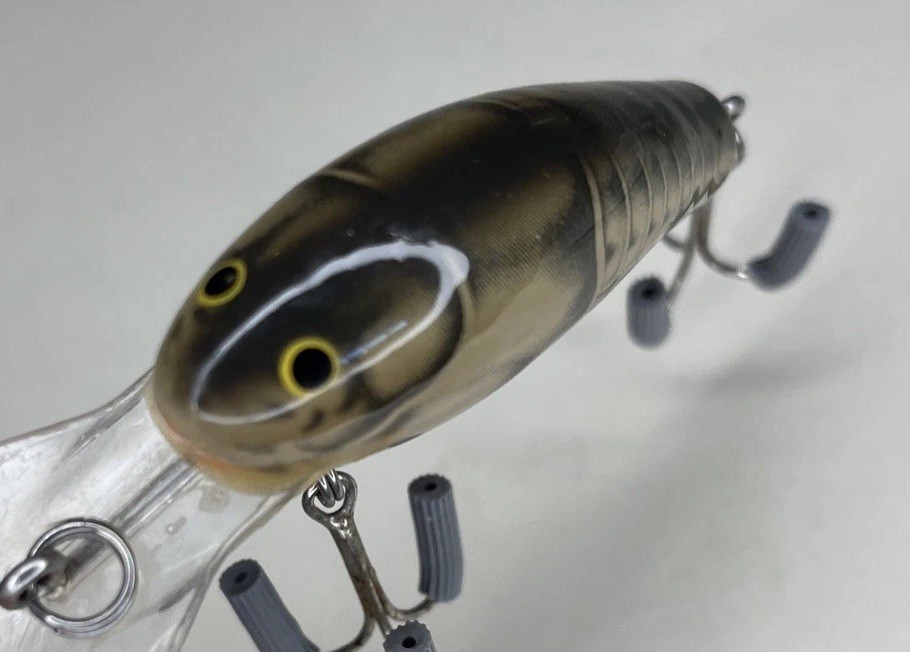 Vintage BAGLEY’S “Kill’r B2” Lure, Tuff Color! (Tru-Life Dk.Craw) NearMint w/BOX