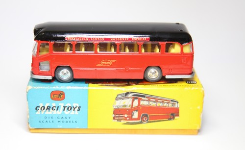 Corgi 1120 Midland Express Motorway Red Coach In Original Box EXCELLENT 1960s - Picture 2 of 7