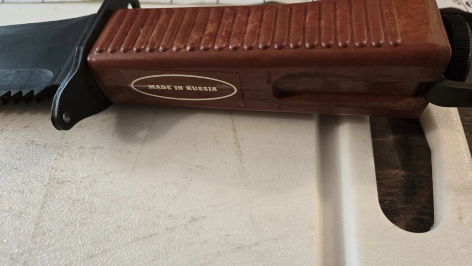 Российский Спецназ ГРУ Боевой Инструмент для Выживания Мачете С Сделанной в США Кобурой - Изображение 2 из 4