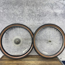 Vintage Araya Rx-7 26 Wheelset Shimano Hubs 135 Specialized Tires Tan Rx7 90s Vintage Araya Rx-7 26 Wheelset Shimano Hubs 135 Specialized Tires Tan Rx7 90s