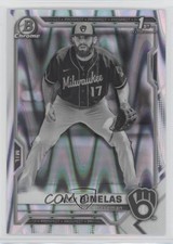 2021 Bowman Draft Chrome Black & White RayWave Refractor Alex Binelas 06iy
