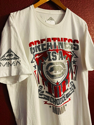 Ecko Unltd. Greatness Is A Choice MMA Logo White Size XL