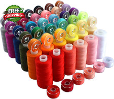 72 PCS Sewing Thread Assortment, 36 Color Thread for Sewing Machine