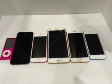 Apple iPhone and IPod Lot Of 6 - Parts Only
