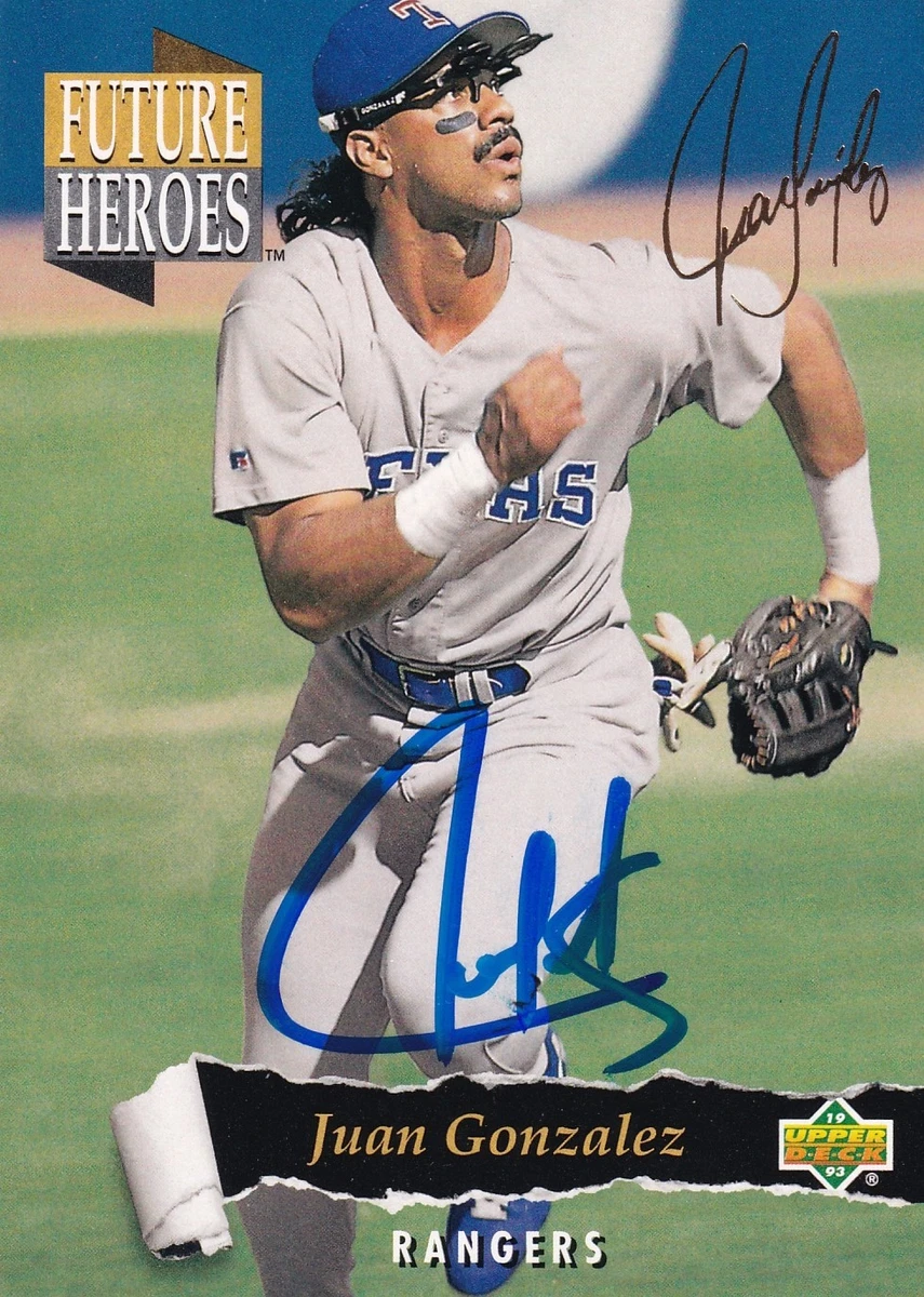 25+ Juan Gonzalez Baseball MLB Original Autographed Items for sale