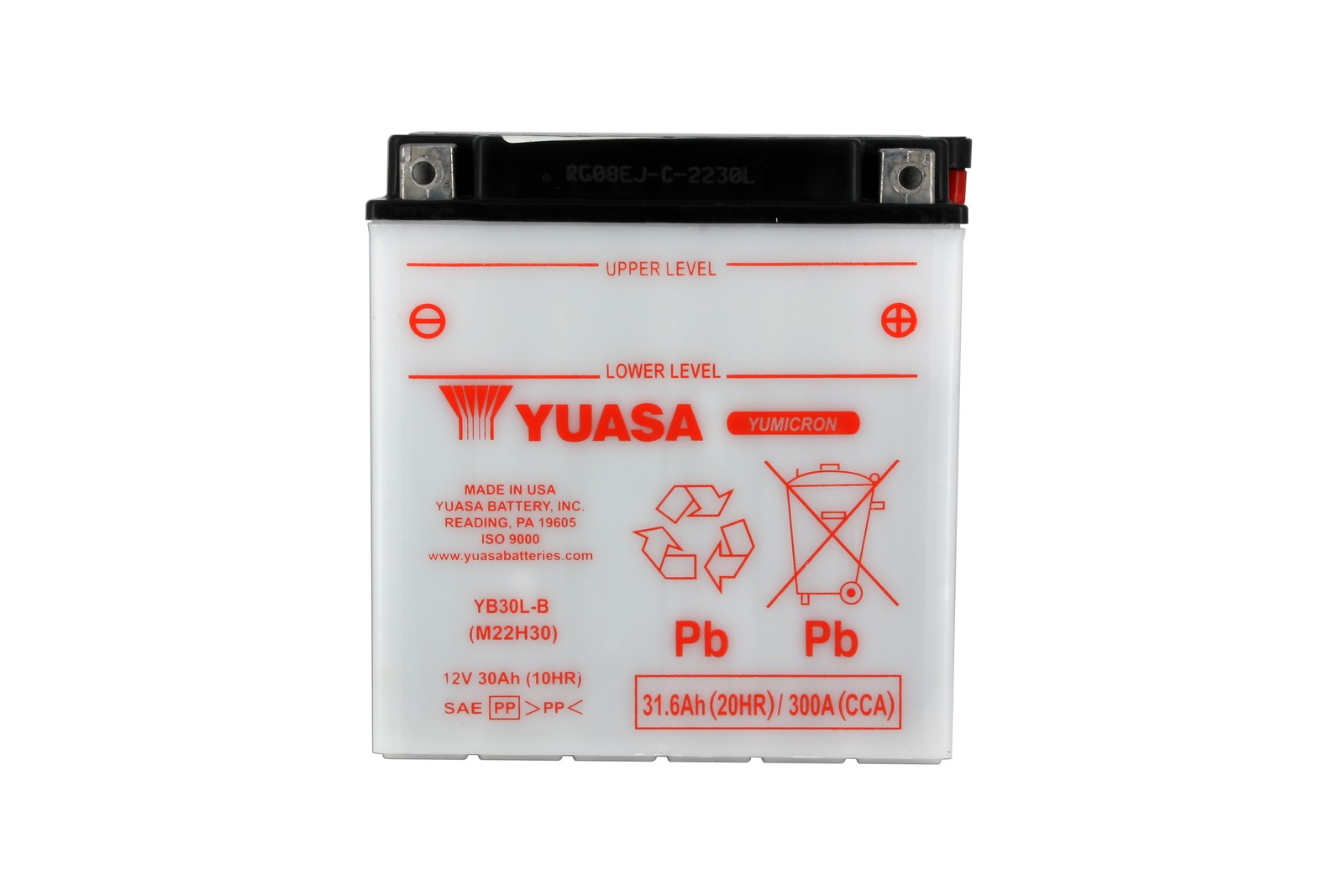 Batterie YB30L-B pour résoudre les problèmes de démarrage des gros moteurs