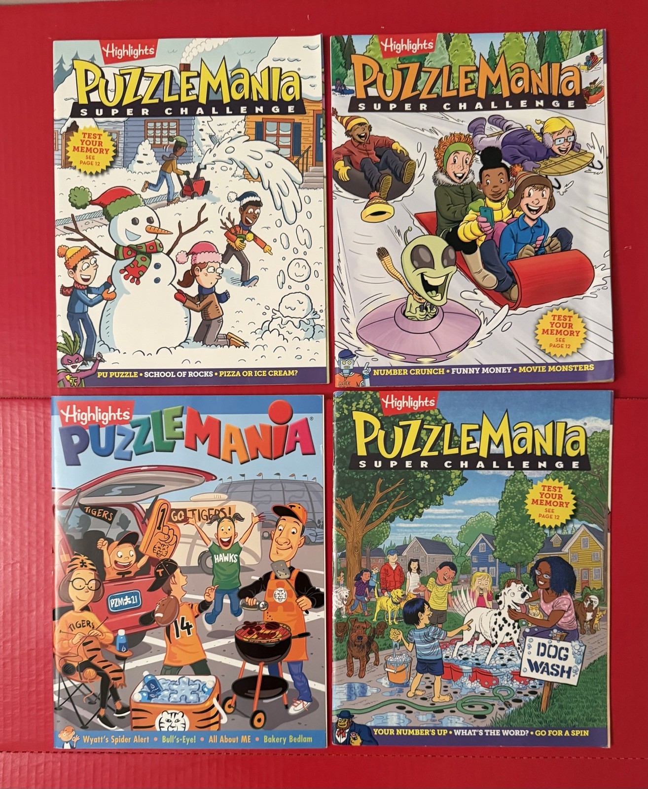 Lot of 13 Highlights Puzzlemania Activity Books~ Learning Fun For Ages ...