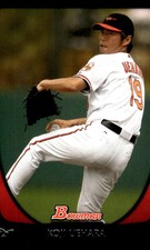 Koji Uehara 2011 Bowman #138 Orioles MLB READ FREE SHIPPING AutographDen