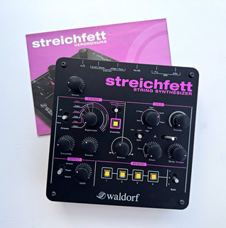 Waldorf Streichfett Desktop Synthesizer USB/MIDI OVP Netzteil Dust Cover