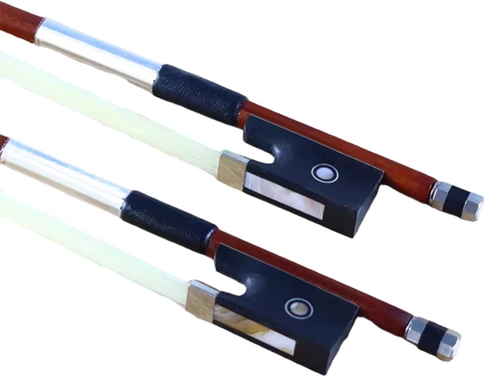 1/4 Size Violin Bow-Brazilwood Octagonal Stick | Natural Mongolian Horsehair - Image 2 of 4