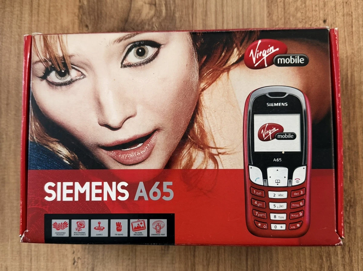 SIEMENS A65 Red Mobile Phone (2006) READ DESCRIPTION