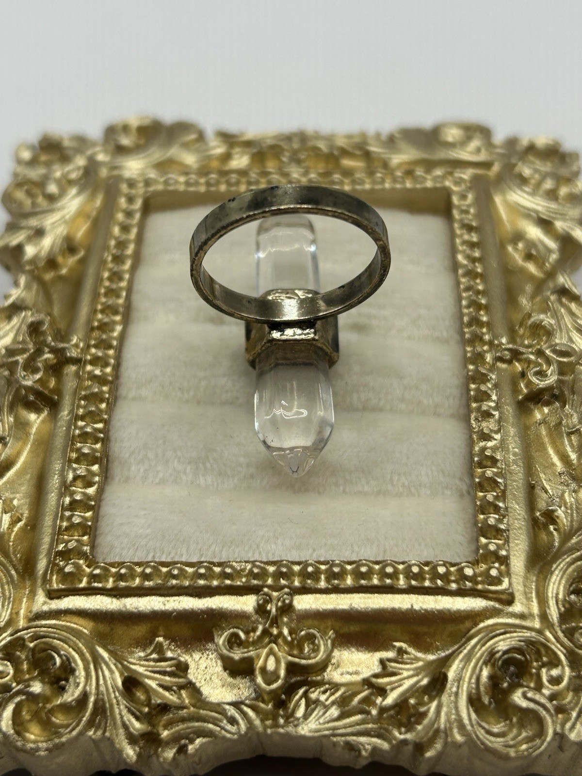 Crystal Quartz Point Statement Ring Size 8 Boho R… - image 8