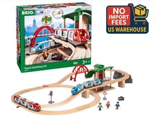 BRIO World 33512 Travel Switching Set Wooden Train Railway Toy 42 Pieces