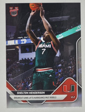 Shelton Henderson Miami 2025-26 Bowman U NOW Basketball Card 23