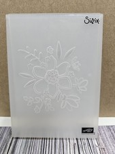 Stampin' Up LOVELY FLORAL Textured impressions Embossing Folder