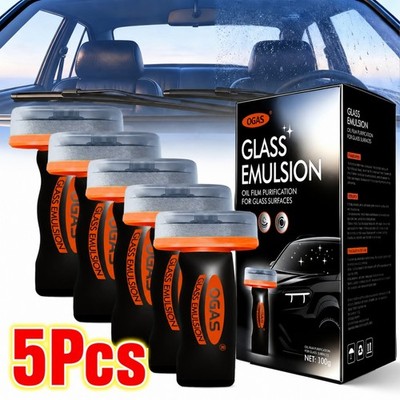 5x Car Window Windscreen Glass Oil Film Automotive Clean Brush Remover Cleaner