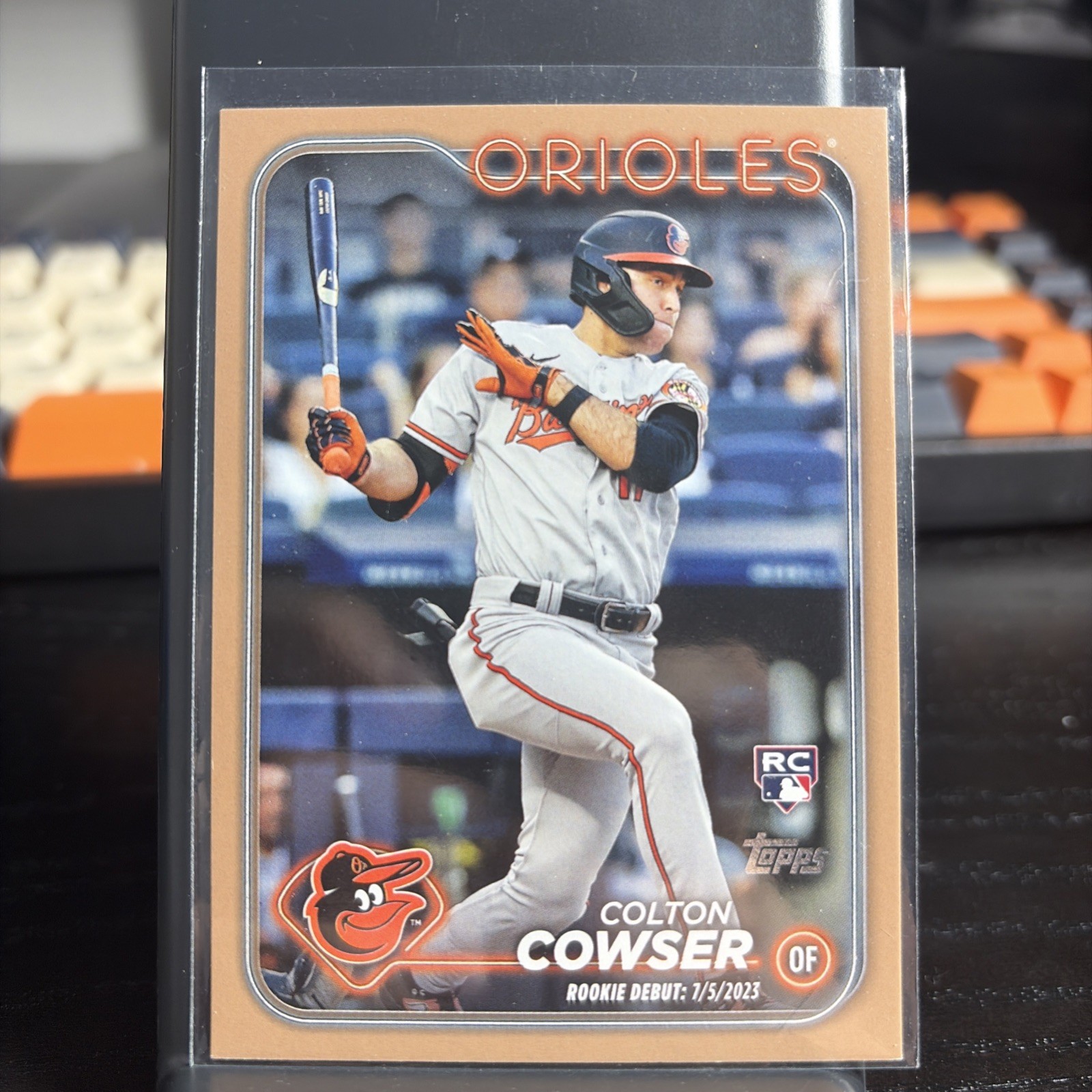 2024 Topps Update Colton Cowser #US72 RC Debut Gold /2024 Baltimore Orioles