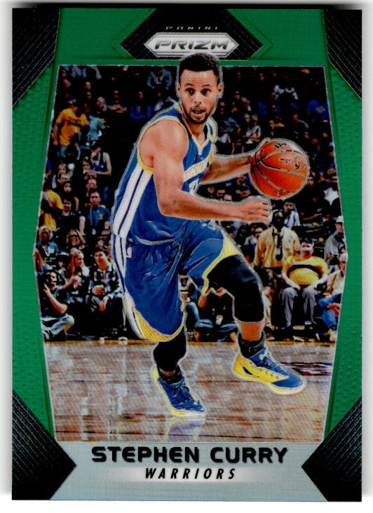 2017-18 Panini Prizm Prizms Green Stephen Curry #41 Golden State Warriors