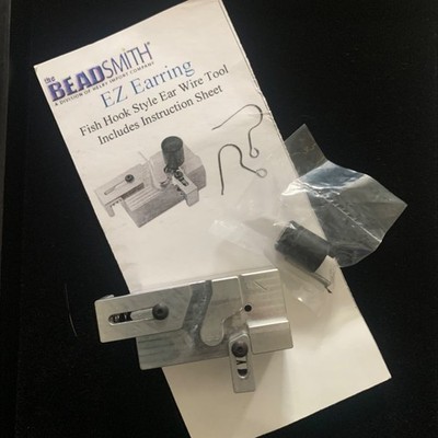 Beadsmith EZ Earring Fish Hook Ear Wire Tool Instruction Sheet Discontinued