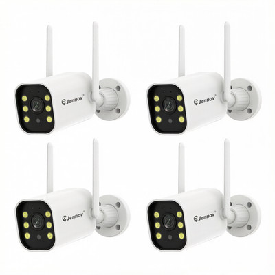 JENNOV 5MP Wireless Night Vision Security Camera Outdoor Home Wifi Wired Cam HD