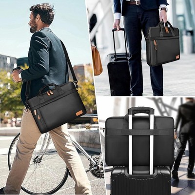 ESTARER Rucksack Laptoptasche für 17,3-Zoll-Laptops, schwarz