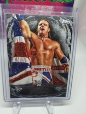 THE BRITISH BULLDOG 2015 TOPPS WWE UNDISPUTED BLACK # 17/99 HOF