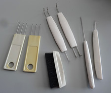 Lot 7 accessoires pour MACHINES à TRICOTER (jauge 9mm) ERKA