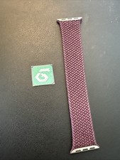 Apple Watch Braided Solo Loop 41mm 38/40 Genuine OEM Dark Cherry Size 9 Used