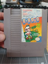 Dig Dug II- Trouble in Paradise (Nintendo NES) authentic cart- tested, cleaned