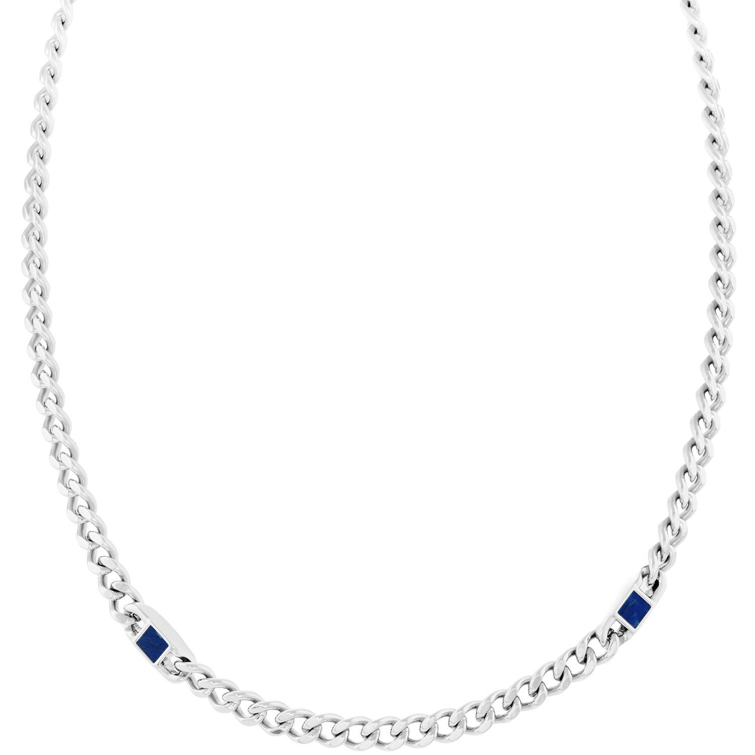 HOLZKERN Schmuck Herren-Kette Edelstahl Bodyguards Marmor/Silberfarben 901063102