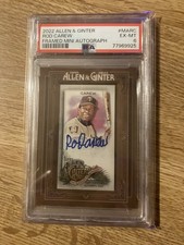 2022 Topps A&G Allen & Ginter AUTO Rod Carew PSA Signed Autograph MN Twins OFFER