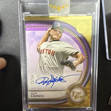Topps Five Star Career Roger Clemens Auto FSA-RC 23/50 Boston Red Sox 2024